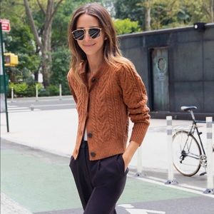 Something Navy Cable-Knit Cardi - NWT